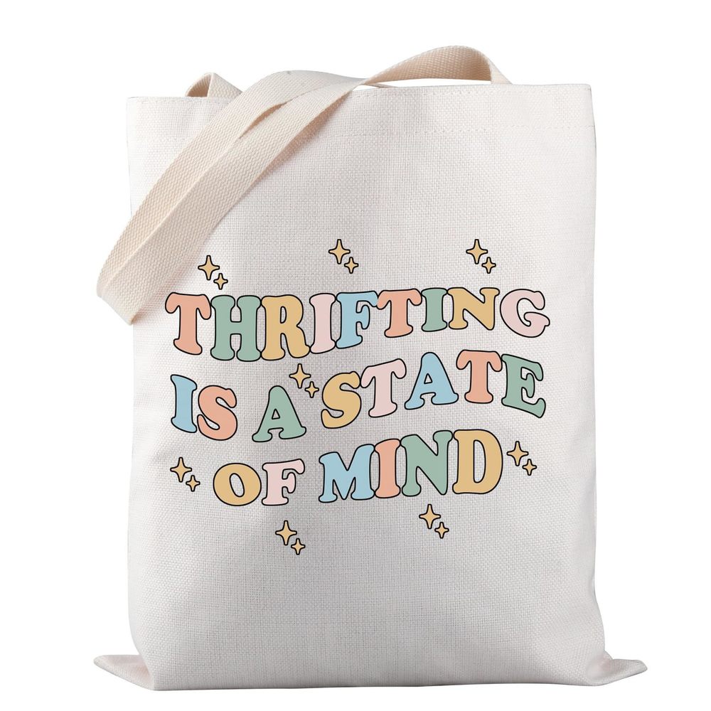 Thrifting Addict Tote Bag - Thrift Lover Gift Thrifting Mind Tote :o)